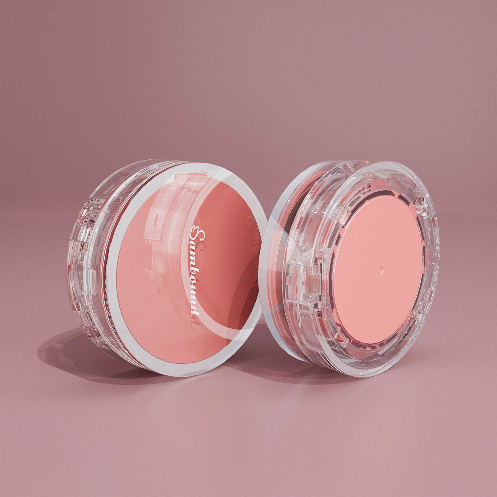 大容量透明遮瑕膏空盒